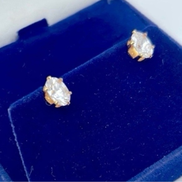 Glam Vintage Earrings Lot Statement Gold Rhinestone Pearl Bundle Estate Lot - Picture 7 of 14